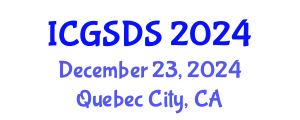 International Conference on Gender, Sexuality and Diversity Studies (ICGSDS) December 23, 2024 - Quebec City, Canada
