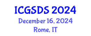 International Conference on Gender, Sexuality and Diversity Studies (ICGSDS) December 16, 2024 - Rome, Italy