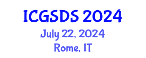 International Conference on Gender, Sexuality and Diversity Studies (ICGSDS) July 22, 2024 - Rome, Italy