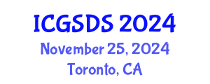 International Conference on Gender, Sexuality and Diversity Studies (ICGSDS) November 25, 2024 - Toronto, Canada