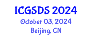 International Conference on Gender, Sexuality and Diversity Studies (ICGSDS) October 03, 2024 - Beijing, China
