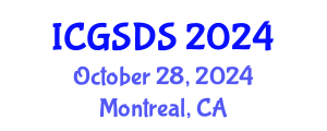 International Conference on Gender, Sexuality and Diversity Studies (ICGSDS) October 28, 2024 - Montreal, Canada