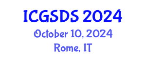 International Conference on Gender, Sexuality and Diversity Studies (ICGSDS) October 10, 2024 - Rome, Italy