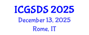 International Conference on Gender, Sexuality and Diversity Studies (ICGSDS) December 13, 2025 - Rome, Italy