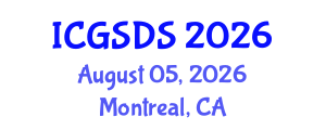 International Conference on Gender, Sexuality and Diversity Studies (ICGSDS) August 05, 2026 - Montreal, Canada International Conference on Gender, Sexuality and Diversity Studies (ICGSDS) August 05, 2026 - Montreal, Canada