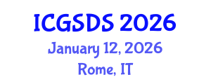 International Conference on Gender, Sexuality and Diversity Studies (ICGSDS) January 12, 2026 - Rome, Italy International Conference on Gender, Sexuality and Diversity Studies (ICGSDS) January 12, 2026 - Rome, Italy