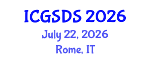 International Conference on Gender, Sexuality and Diversity Studies (ICGSDS) July 22, 2026 - Rome, Italy International Conference on Gender, Sexuality and Diversity Studies (ICGSDS) July 22, 2026 - Rome, Italy