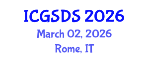 International Conference on Gender, Sexuality and Diversity Studies (ICGSDS) March 02, 2026 - Rome, Italy International Conference on Gender, Sexuality and Diversity Studies (ICGSDS) March 02, 2026 - Rome, Italy