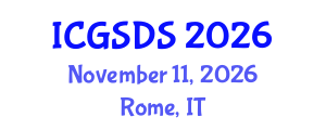 International Conference on Gender, Sexuality and Diversity Studies (ICGSDS) November 11, 2026 - Rome, Italy International Conference on Gender, Sexuality and Diversity Studies (ICGSDS) November 11, 2026 - Rome, Italy