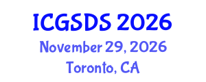International Conference on Gender, Sexuality and Diversity Studies (ICGSDS) November 29, 2026 - Toronto, Canada International Conference on Gender, Sexuality and Diversity Studies (ICGSDS) November 29, 2026 - Toronto, Canada