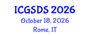 International Conference on Gender, Sexuality and Diversity Studies (ICGSDS) October 18, 2026 - Rome, Italy