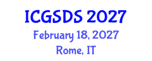International Conference on Gender, Sexuality and Diversity Studies (ICGSDS) February 18, 2027 - Rome, Italy International Conference on Gender, Sexuality and Diversity Studies (ICGSDS) February 18, 2027 - Rome, Italy