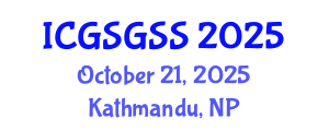 International Conference on Gender Sociology, Gender, Sex and Sexuality (ICGSGSS) October 21, 2025 - Kathmandu, Nepal