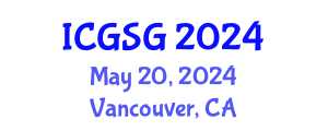 International Conference on Gender Studies and Gender (ICGSG) May 20, 2024 - Vancouver, Canada