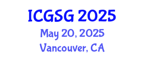 International Conference on Gender Studies and Gender (ICGSG) May 20, 2025 - Vancouver, Canada