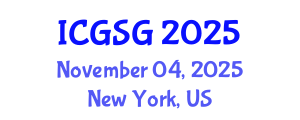 International Conference on Gender Studies and Gender (ICGSG) November 04, 2025 - New York, United States