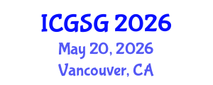 International Conference on Gender Studies and Gender (ICGSG) May 20, 2026 - Vancouver, Canada