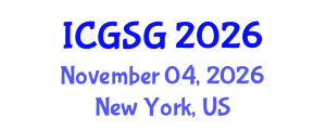 International Conference on Gender Studies and Gender (ICGSG) November 04, 2026 - New York, United States International Conference on Gender Studies and Gender (ICGSG) November 04, 2026 - New York, United States