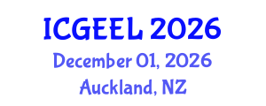International Conference on General Education and Enhancing Learning (ICGEEL) December 01, 2026 - Auckland, New Zealand