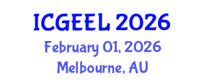 International Conference on General Education and Enhancing Learning (ICGEEL) February 01, 2026 - Melbourne, Australia