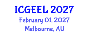 International Conference on General Education and Enhancing Learning (ICGEEL) February 01, 2027 - Melbourne, Australia International Conference on General Education and Enhancing Learning (ICGEEL) February 01, 2027 - Melbourne, Australia
