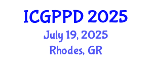International Conference on General Pediatrics and Pediatric Dermatology (ICGPPD) July 19, 2025 - Rhodes, Greece