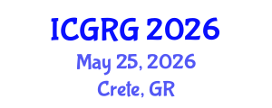 International Conference on General Relativity and Gravitation (ICGRG) May 25, 2026 - Crete, Greece International Conference on General Relativity and Gravitation (ICGRG) May 25, 2026 - Crete, Greece