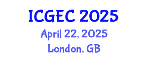 International Conference on Genetic and Evolutionary Computation (ICGEC) April 22, 2025 - London, United Kingdom