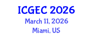 International Conference on Genetic and Evolutionary Computation (ICGEC) March 11, 2026 - Miami, United States