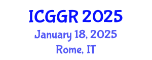 International Conference on Genetics and Genome Research (ICGGR) January 18, 2025 - Rome, Italy
