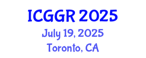 International Conference on Genetics and Genome Research (ICGGR) July 19, 2025 - Toronto, Canada