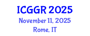 International Conference on Genetics and Genome Research (ICGGR) November 11, 2025 - Rome, Italy