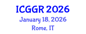 International Conference on Genetics and Genome Research (ICGGR) January 18, 2026 - Rome, Italy