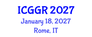 International Conference on Genetics and Genome Research (ICGGR) January 18, 2027 - Rome, Italy International Conference on Genetics and Genome Research (ICGGR) January 18, 2027 - Rome, Italy
