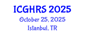 International Conference on Genocide and Human Rights Studies (ICGHRS) October 25, 2025 - Istanbul, Turkey