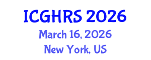 International Conference on Genocide and Human Rights Studies (ICGHRS) March 16, 2026 - New York, United States International Conference on Genocide and Human Rights Studies (ICGHRS) March 16, 2026 - New York, United States
