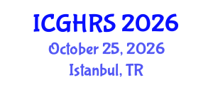 International Conference on Genocide and Human Rights Studies (ICGHRS) October 25, 2026 - Istanbul, Turkey