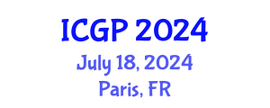 International Conference on Genomics and Pharmacogenomics (ICGP) July 18, 2024 - Paris, France