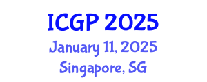 International Conference on Genomics and Pharmacogenomics (ICGP) January 11, 2025 - Singapore, Singapore