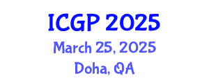 International Conference on Genomics and Pharmacogenomics (ICGP) March 25, 2025 - Doha, Qatar