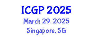 International Conference on Genomics and Pharmacogenomics (ICGP) March 29, 2025 - Singapore, Singapore
