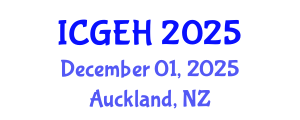 International Conference on Geoarchaeology and Environmental History (ICGEH) December 01, 2025 - Auckland, New Zealand
