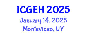 International Conference on Geoarchaeology and Environmental History (ICGEH) January 14, 2025 - Montevideo, Uruguay