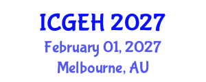 International Conference on Geoarchaeology and Environmental History (ICGEH) February 01, 2027 - Melbourne, Australia International Conference on Geoarchaeology and Environmental History (ICGEH) February 01, 2027 - Melbourne, Australia