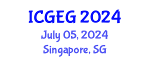 International Conference on Geodetic Engineering and Geomatics (ICGEG) July 05, 2024 - Singapore, Singapore