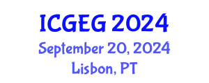 International Conference on Geodetic Engineering and Geomatics (ICGEG) September 20, 2024 - Lisbon, Portugal