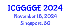 International Conference on Geoenvironmental, Geomaterials, Geomechanical and Geotechnical Engineering (ICGGGGE) November 18, 2024 - Singapore, Singapore