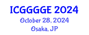 International Conference on Geoenvironmental, Geomaterials, Geomechanical and Geotechnical Engineering (ICGGGGE) October 28, 2024 - Osaka, Japan