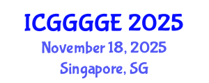 International Conference on Geoenvironmental, Geomaterials, Geomechanical and Geotechnical Engineering (ICGGGGE) November 18, 2025 - Singapore, Singapore