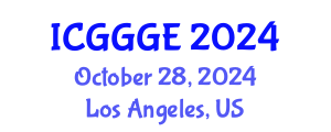 International Conference on Geoenvironmental, Geomechanics and Geotechnical Engineering (ICGGGE) October 28, 2024 - Los Angeles, United States